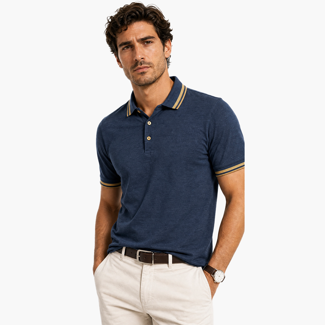 The Linen Trim Polo