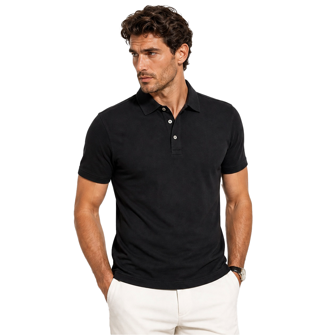 The Structured Cotton Polo