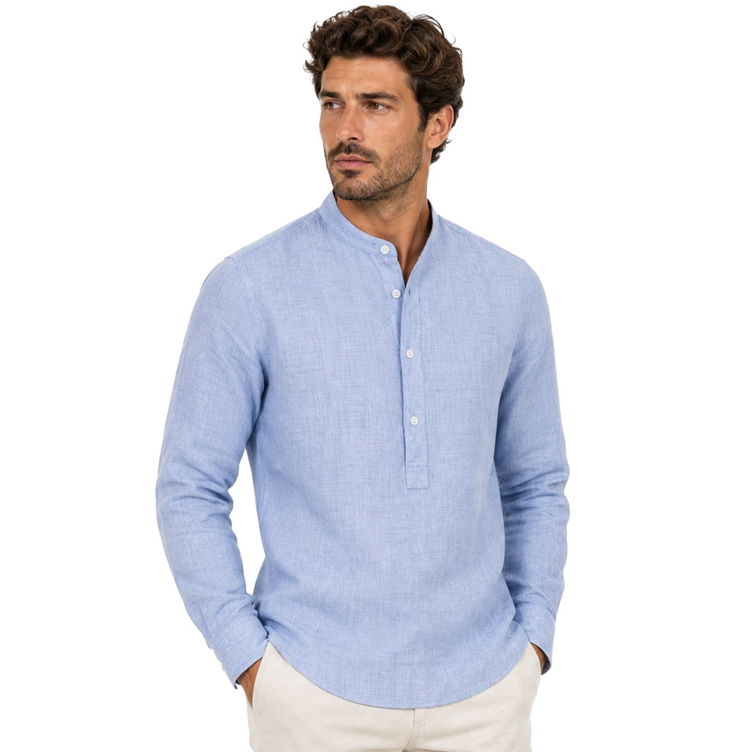 The Coastal Mandarin Shirt