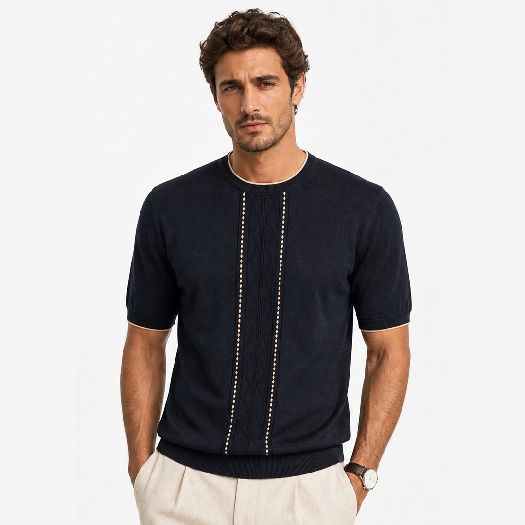 The Vertical Knit Crewneck