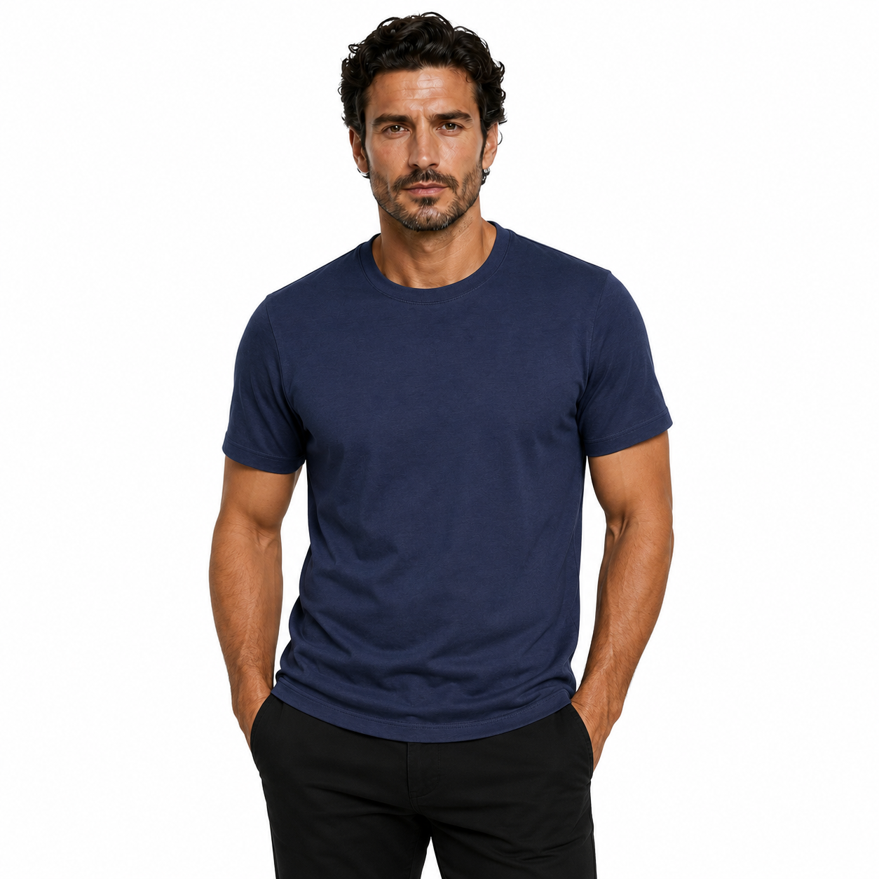 The Fluid Cotton Crewneck Tee