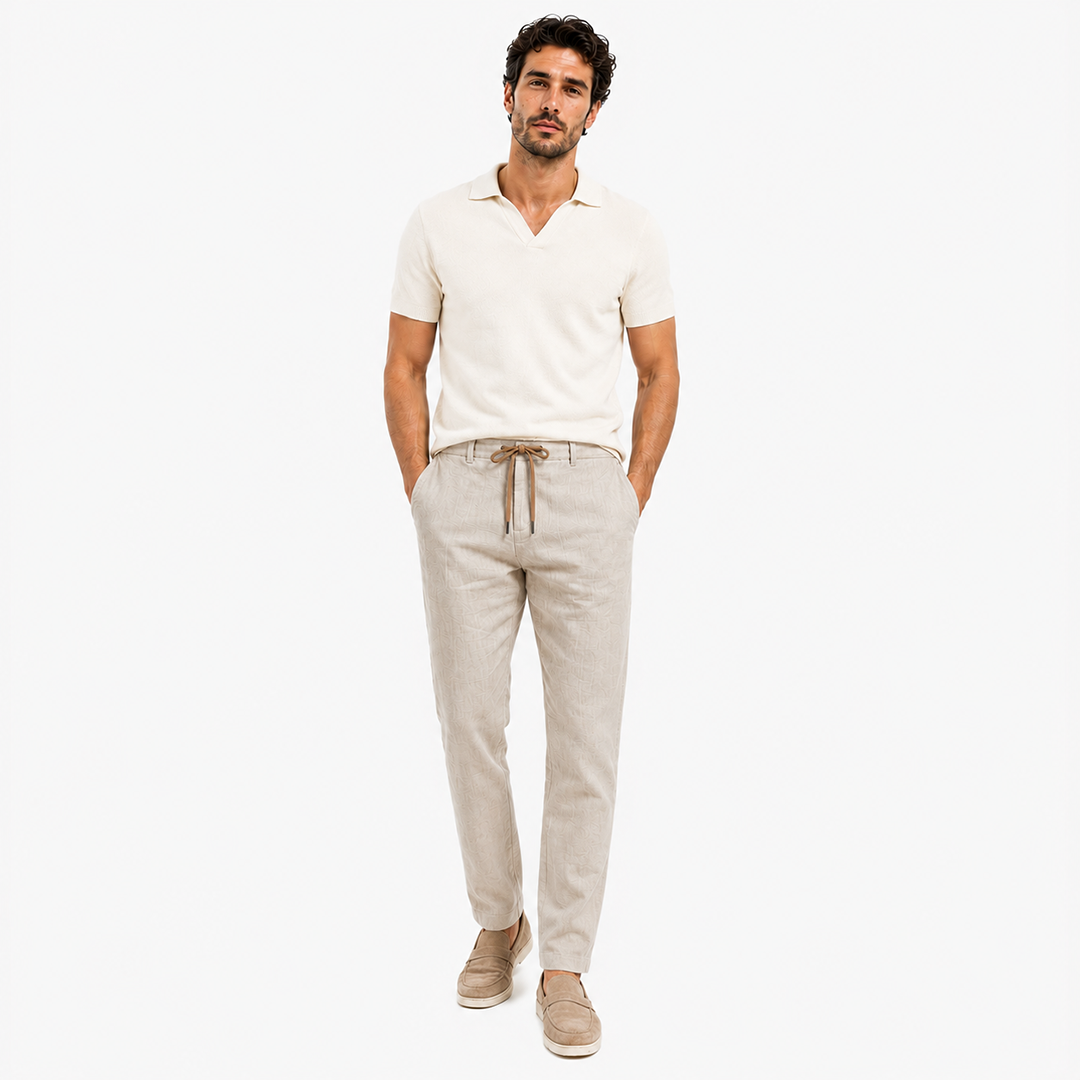 The Drawstring Linen Trousers