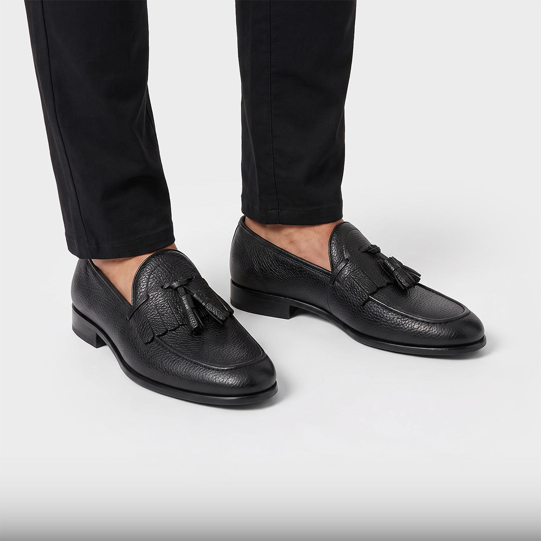 The Pebbled Tassel Loafer