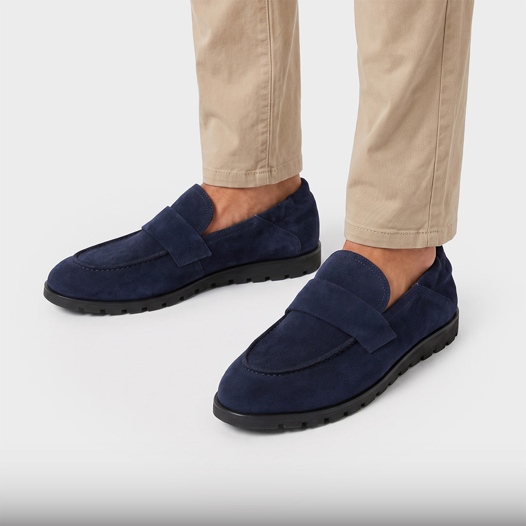 The Suede Penny Loafer