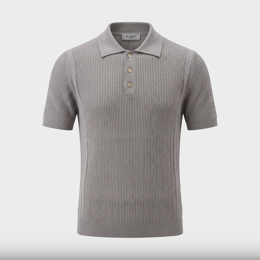Heritage Knit Polo - Dust - product-only