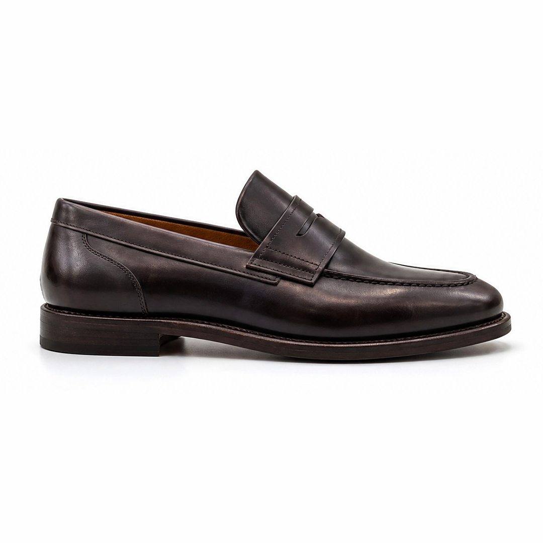 The Signature Penny Loafer - Brown - side