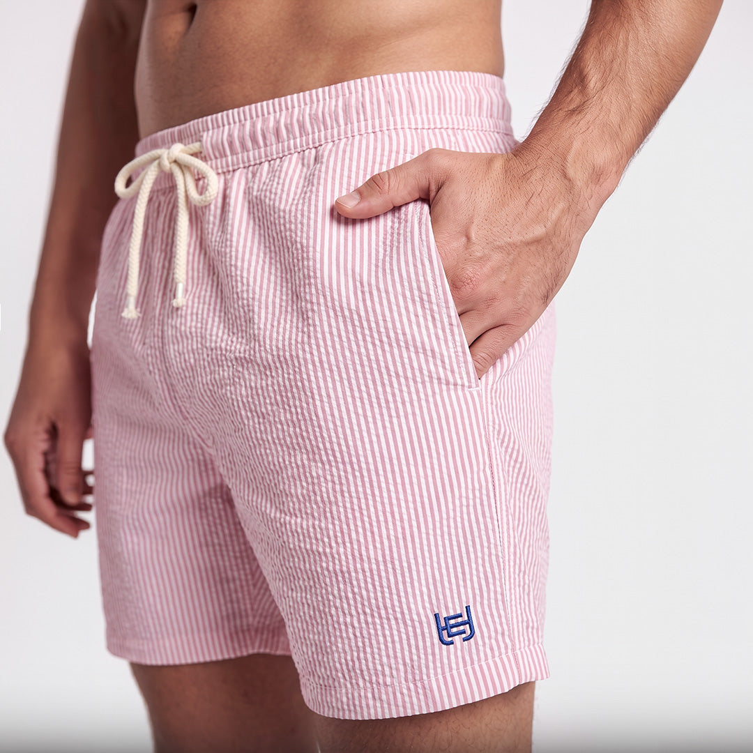 Capri Stripe Swim Shorts