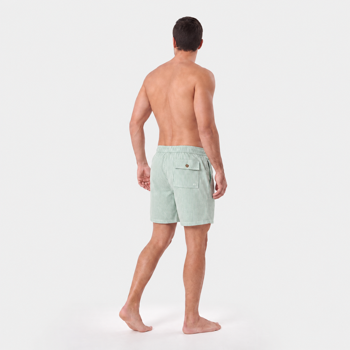 Capri Stripe Swim Shorts