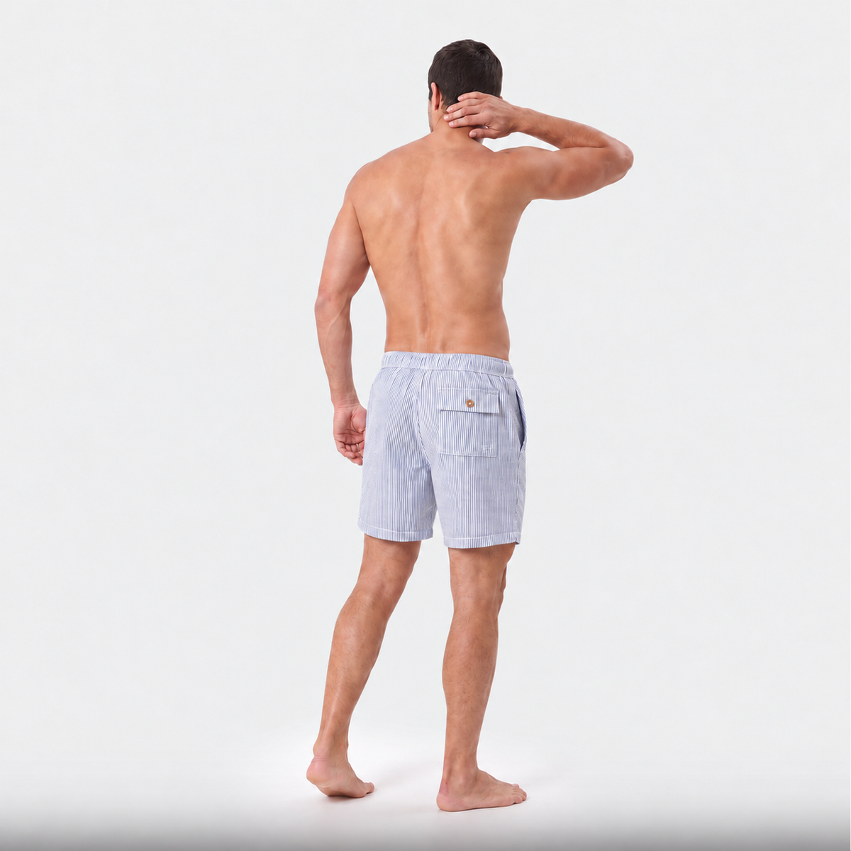 Capri Stripe Swim Shorts