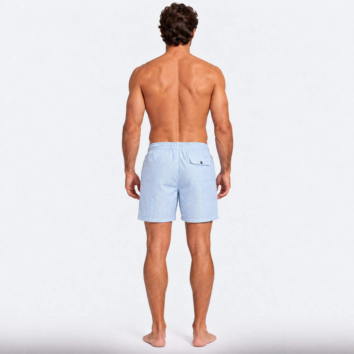 Capri Stripe Swim Shorts