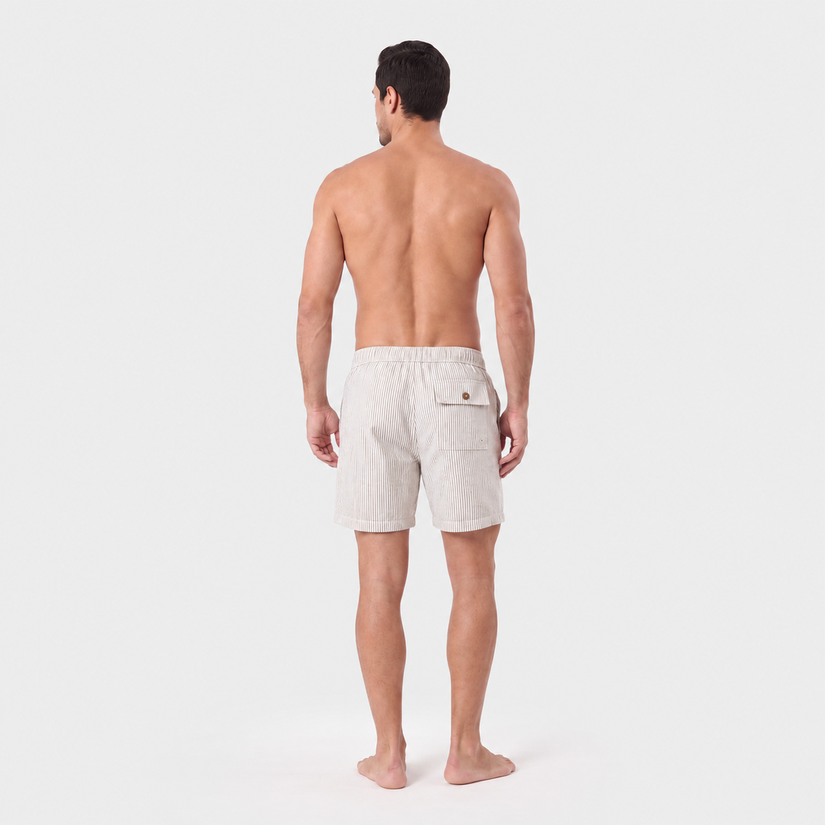 Capri Stripe Swim Shorts