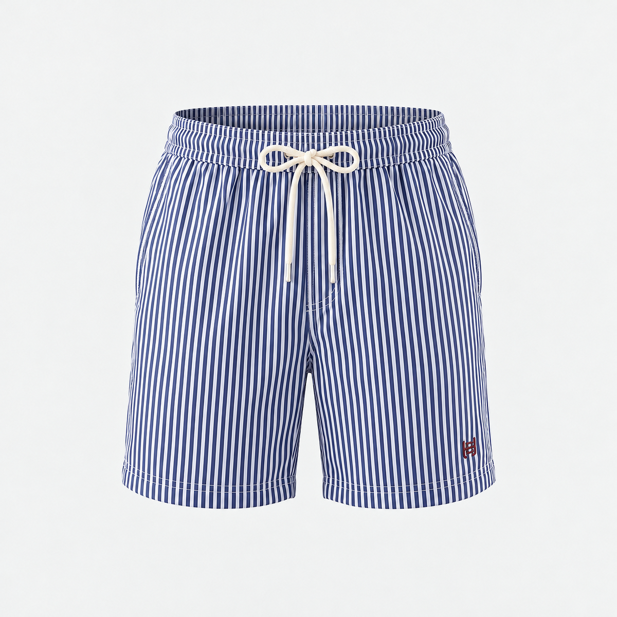 Azure Stripe Swim Shorts