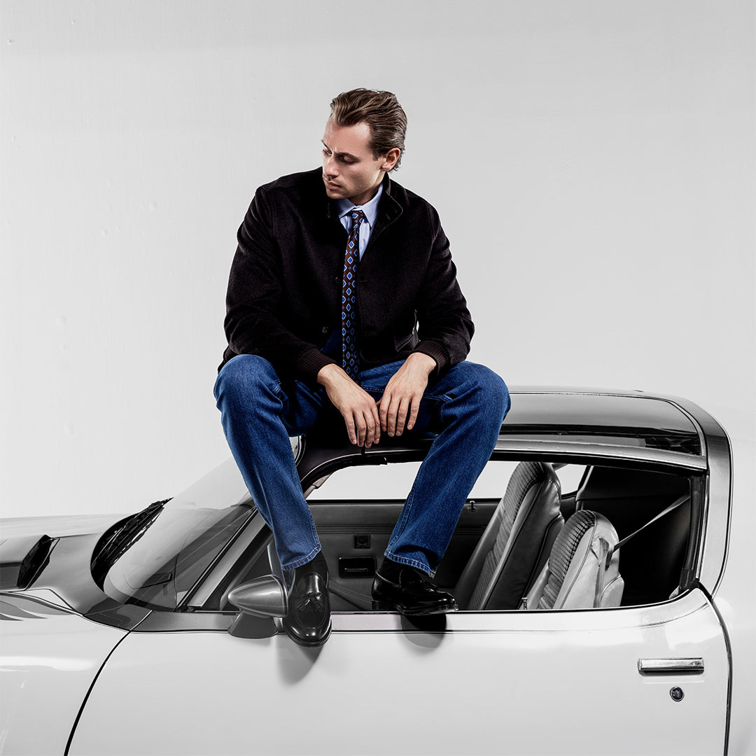 The Signature Tassel Loafer - Black - lifestyle