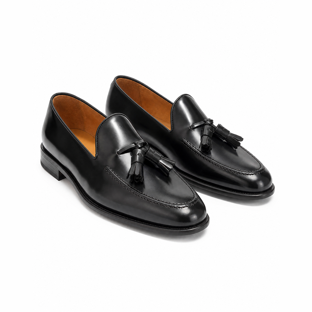 The Signature Tassel Loafer - Black - product