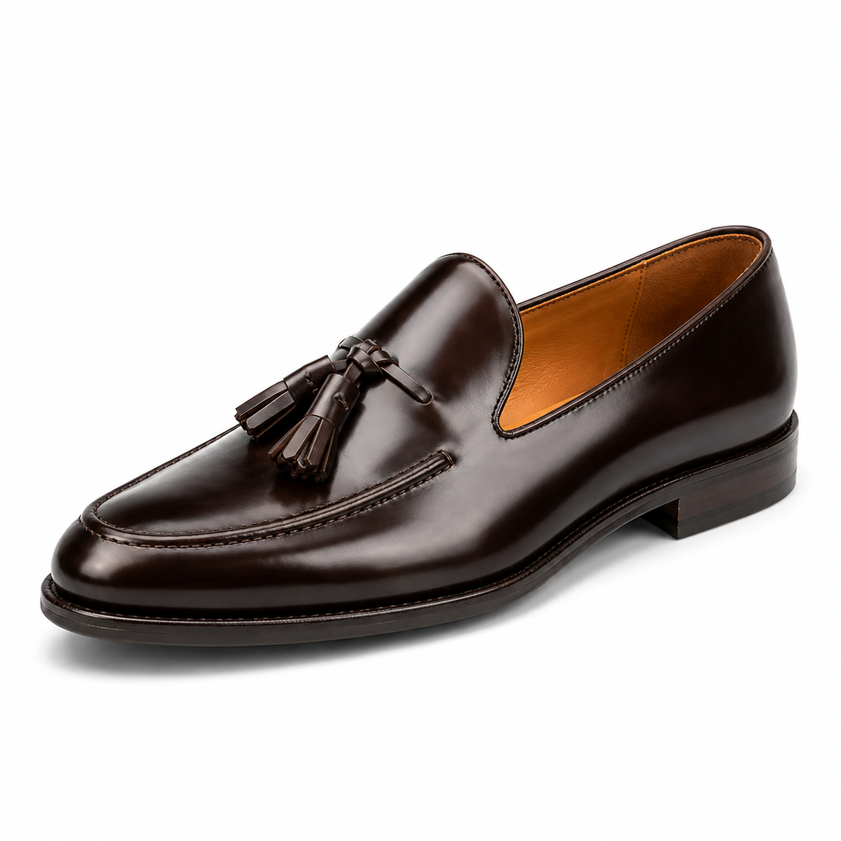 The Signature Tassel Loafer - Brown - side